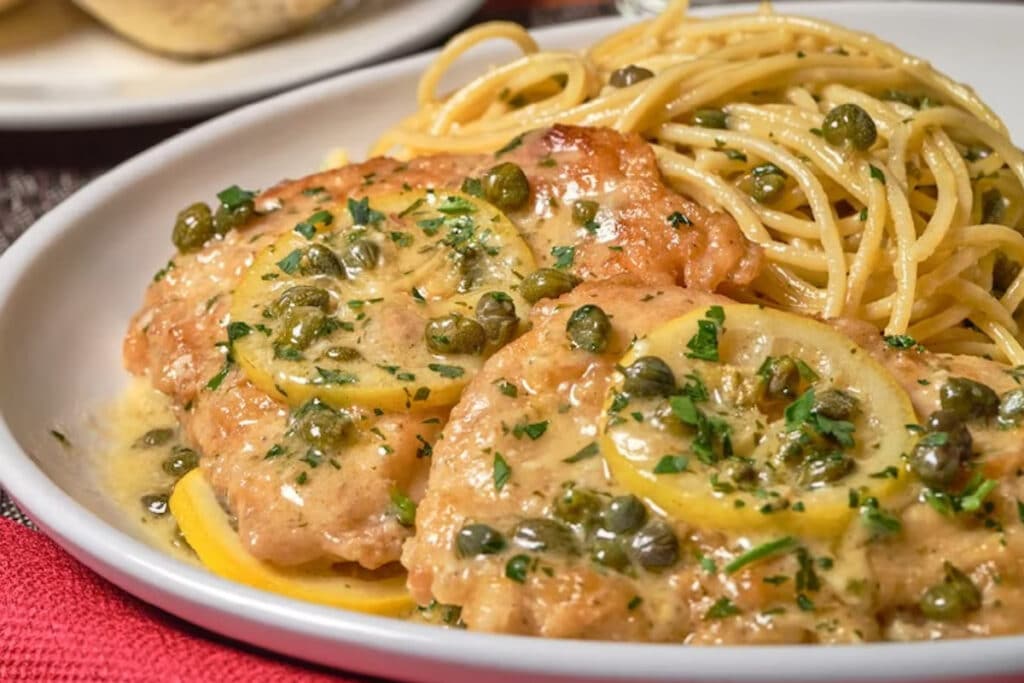 Bertucci's Brick Oven Pizza and Pasta chicken piccata